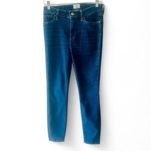 J. CREW LOOKOUT HIGH RISE SKINNY BLUE DENIM JEANS SIZE 28 CLASSIC NEIUTRAL